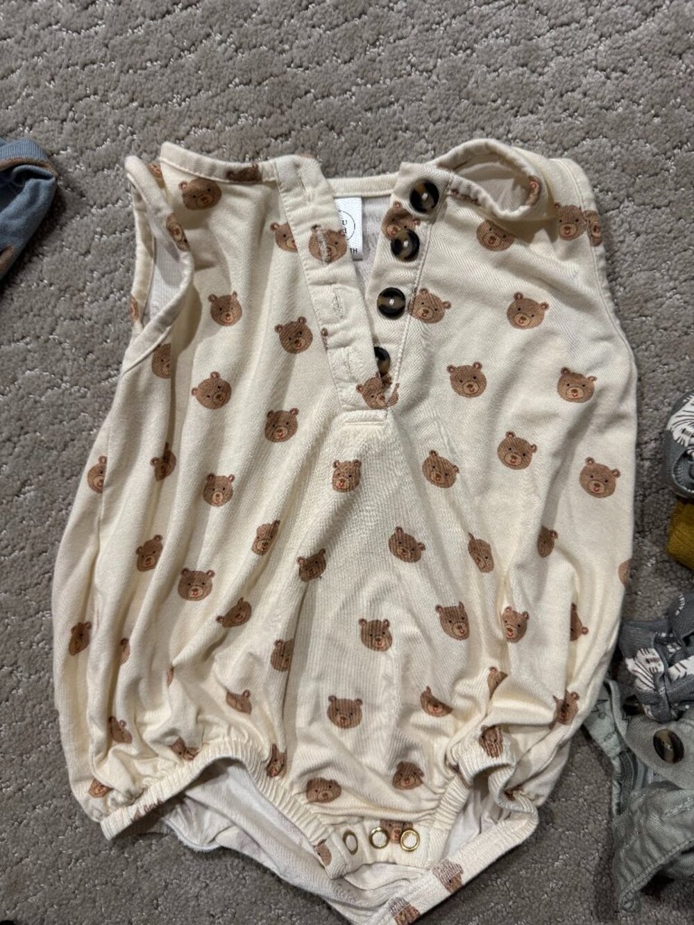 Lou lou and company teddy bubble romper